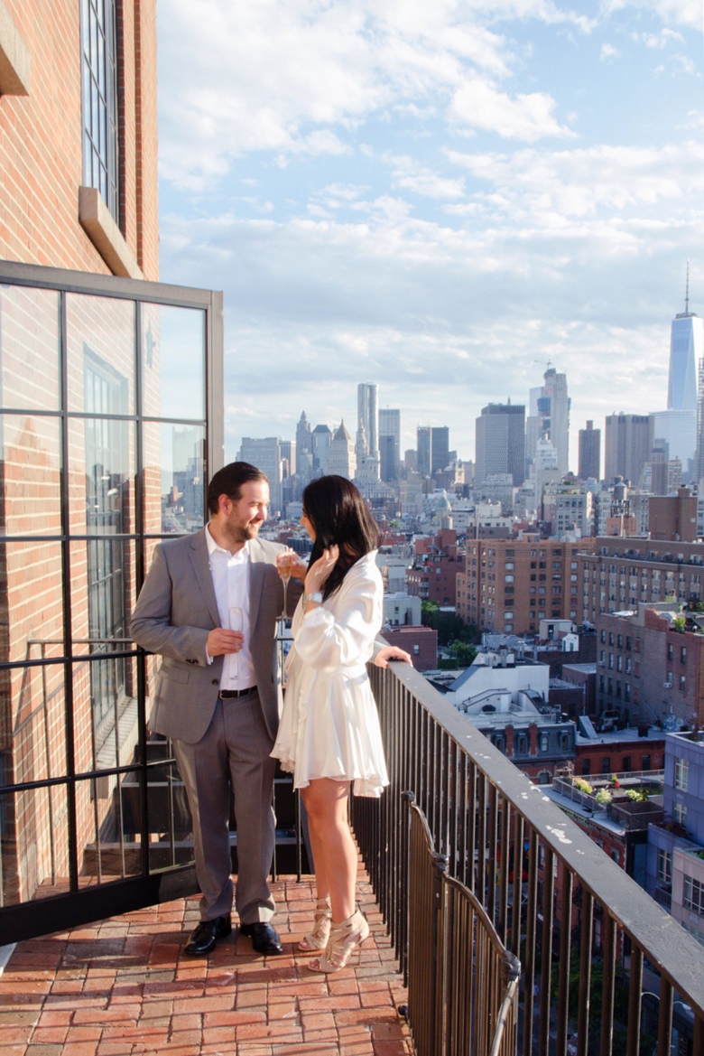 Rojika & Ilan’s New York City Rooftop Wedding