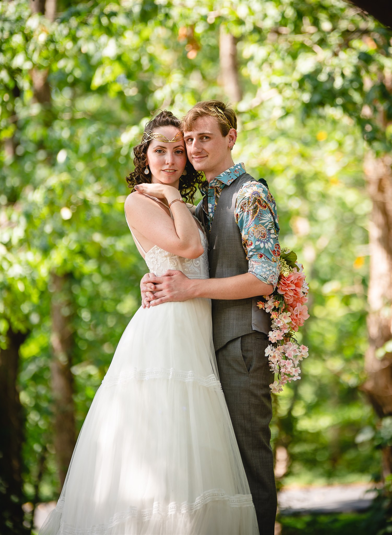 Dreamy Faerie Backyard Wedding in the Woods of Litchfield
